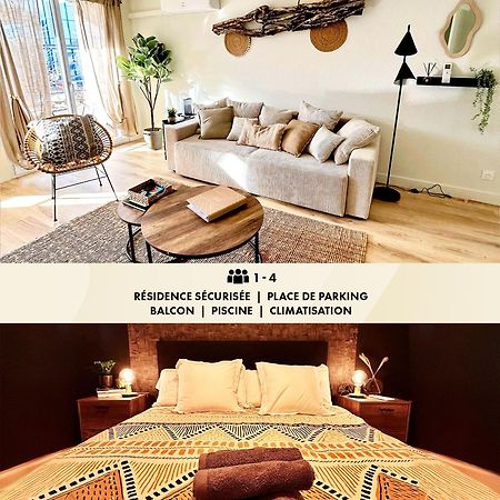 Modern 1 Bdr + Balcony + Free Parking + Ac + Pool Apartment เอลเล-ดิอาบู ภายนอก รูปภาพ
